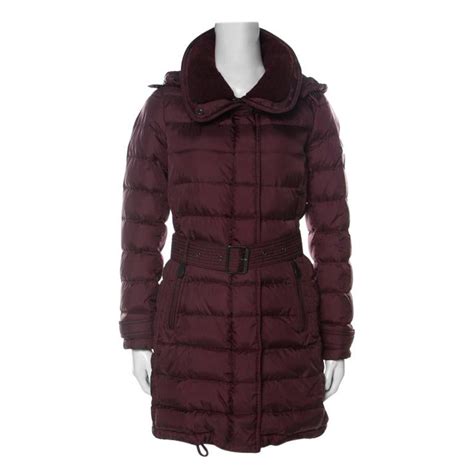 burberry brit winterleigh shearling-collar puffer coat|Burberry Brit Winterleigh Puffer Coat Women .